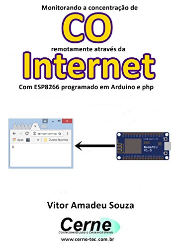 Livro PDF Monitorando a concentração de CO remotamente através da Internet Com ESP8266 programado em Arduino e php