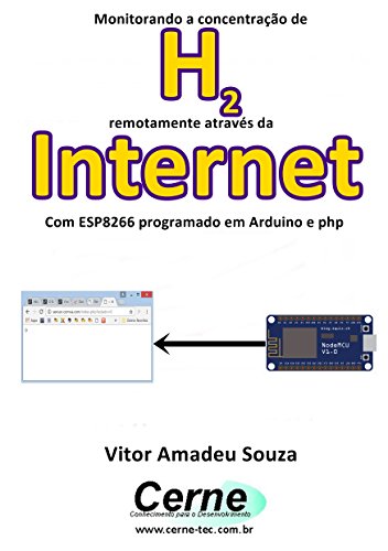 Livro PDF Monitorando a concentração de H2 remotamente através da Internet Com ESP8266 programado em Arduino e php