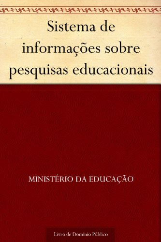 Livro PDF Sistema de informações sobre pesquisas educacionais