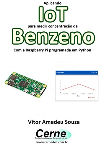 Livro PDF Aplicando IoT para medir concentração de Benzeno Com a Raspberry Pi programada em Python