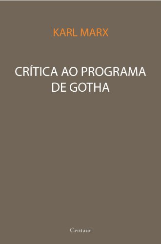 Livro PDF Crítica ao Programa de Gotha