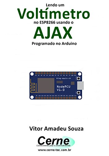 Livro PDF Lendo um Voltímetro no ESP8266 usando o AJAX Programado no Arduino