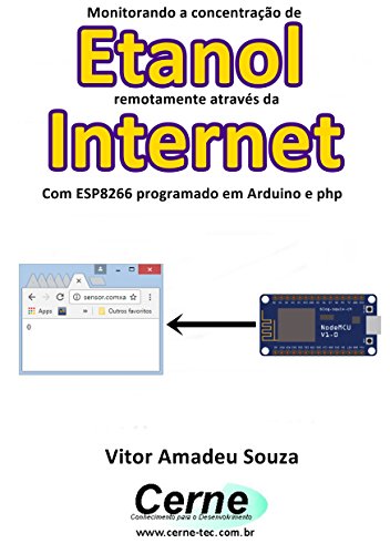 Livro PDF Monitorando a concentração de Etanol remotamente através da Internet Com ESP8266 programado em Arduino e php