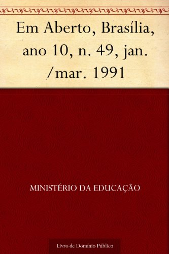 Livro PDF Em Aberto Brasília ano 10 n. 49 jan.-mar. 1991