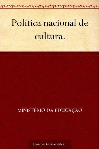 Capa do livro: Política nacional de cultura. - Ler Online pdf