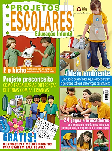Capa do livro: Projetos Escolares – Educação Infantil: Edição 3 - Ler Online pdf