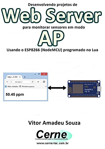 Livro PDF Desenvolvendo projetos de Web Server para monitorar sensores em modo AP Usando o ESP8266 (NodeMCU) programado no Arduino