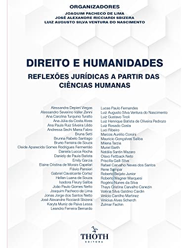 Livro PDF: DIREITO E HUMANIDADES: REFLEXÕES JURÍDICAS A PARTIR DAS CIÊNCIAS HUMANAS