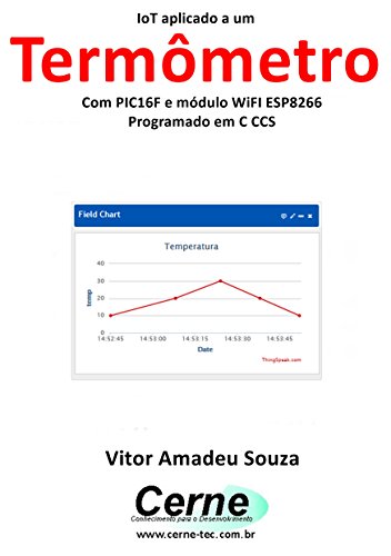 Livro PDF IoT aplicado a um Termômetro Com PIC16F e módulo WiFI ESP8266 programado em C CCS