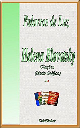 Livro PDF Palavras de Luz: Helena Blavatsky