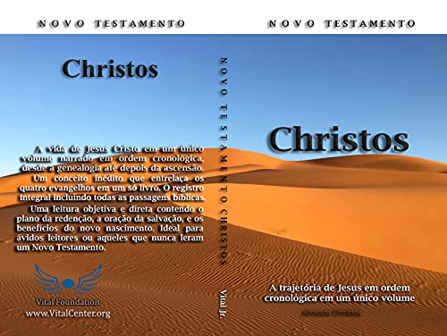 Capa do livro: Novo Testamento Christos: A história de Jesus em ordem cronológica sem omissões ou repetições. - Ler Online pdf