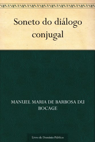 Capa do livro: Soneto do diálogo conjugal - Ler Online pdf