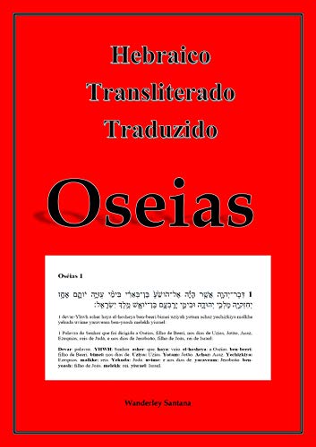 Livro PDF Oséias: Hebraico – Transliterado – Traduzido.