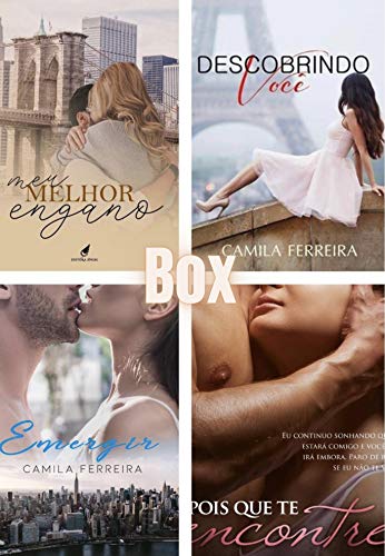 Livro PDF Camila Ferreira – BOX Romance : Os mais aclamados romances completos em um único ebook: Depois que te encontrei; Descobrindo Você; Meu Melhor Engano; Emergir.