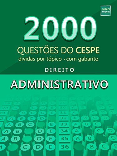 Capa do livro: 2000 Questões do CESPE de Direito Administrativo - Ler Online pdf
