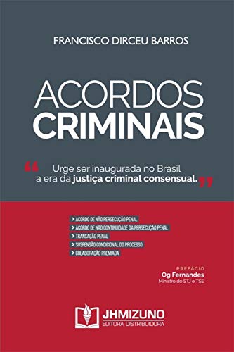 Capa do livro: Acordos Criminais - Ler Online pdf