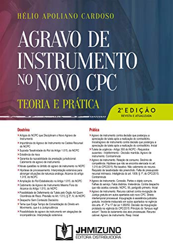 Livro PDF Agravo de Instrumento no Novo CPC – 2ª edição: Teoria e Prática