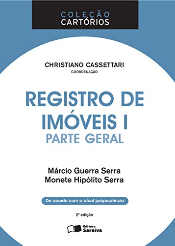 Capa do livro: CARTÓRIOS – REGISTRO DE IMÓVEIS I - Ler Online pdf