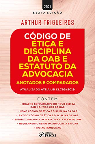 Capa do livro: Código de Ética e Disciplina da OAB e Estatuto da Advocacia: Anotados e Comparados - Ler Online pdf