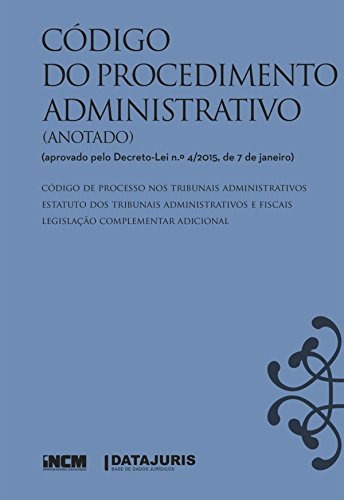 Capa do livro: Código do Procedimento Administrativo (Anotado) - Ler Online pdf