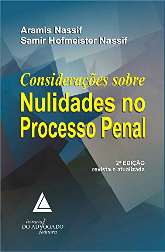 Capa do livro: Considerações Sobre Nulidades No Processo Penal - Ler Online pdf
