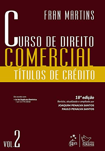Capa do livro: Curso de Direito Comercial – Vol. 2 - Ler Online pdf