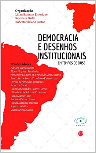Capa do livro: Democracia e desenhos institucionais em tempos de crise - Ler Online pdf