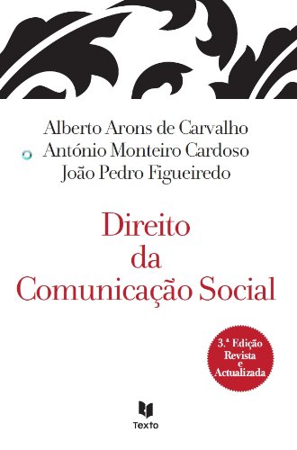 Capa do livro: Direito da Comunicação Social - Ler Online pdf