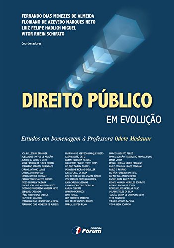 Capa do livro: Direito público em evolução: estudos em homenagem à professora Odete Medauar - Ler Online pdf