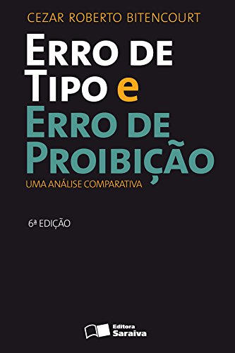 Capa do livro: ERRO DE TIPO E ERRO DE PROIBIÇÃO - Ler Online pdf