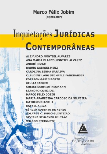 Capa do livro: Inquietações Jurídicas Contemporâneas - Ler Online pdf