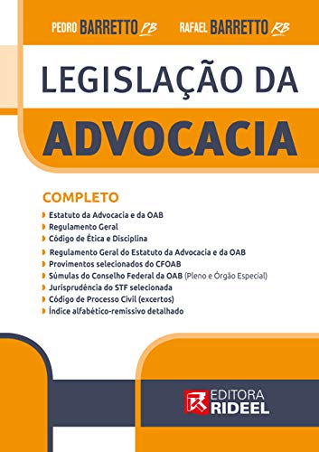 Capa do livro: Legislação da Advocacia - Ler Online pdf