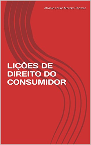 Livro PDF LIÇÕES DE DIREITO DO CONSUMIDOR