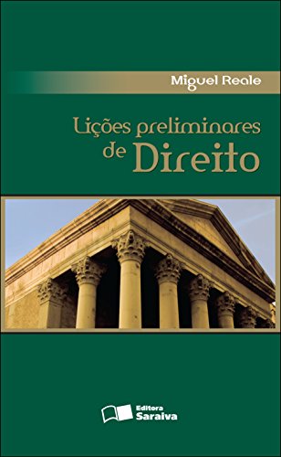 Capa do livro: Lições Preliminares de Direito - Ler Online pdf