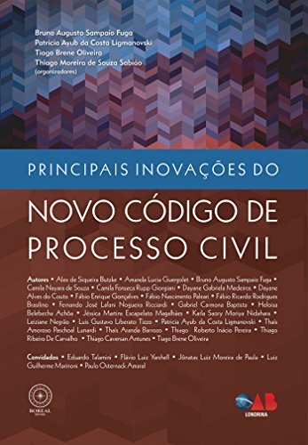 Capa do livro: Principais inovações do novo Código de Processo Civil - Ler Online pdf