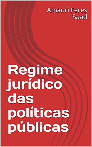 Livro PDF: Regime jurídico das políticas públicas