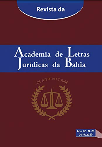 Capa do livro: Revista nº 24 da Academia de Letras Jurídicas da Bahia - Ler Online pdf