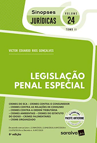 Livro PDF Sinopses – Legislação Penal Especial – Crimes do Eca – Vol. 24 – Tomo Ii – 6ª Edição 2020