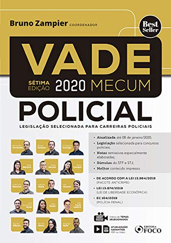 Livro PDF Vade Mecum policial – 2020: Legislação selecionada para carreiras policiais