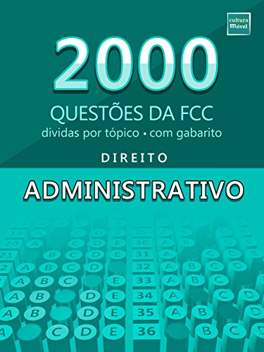 Capa do livro: 2000 Questões da FCC sobre Direito Administrativo - Ler Online pdf