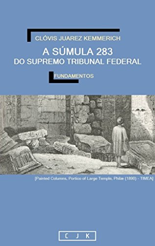 Capa do livro: A Súmula 283 do Supremo Tribunal Federal - Ler Online pdf
