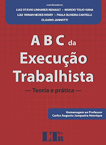 Capa do livro: ABC da Execução Trabalhista - Ler Online pdf