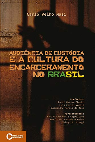 Capa do livro: Audiência de custódia e a cultura do encarceramento no Brasil - Ler Online pdf