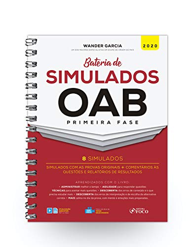 Livro PDF Bateria de Simulados OAB 1ª Fase – 1ª Ed – 2020