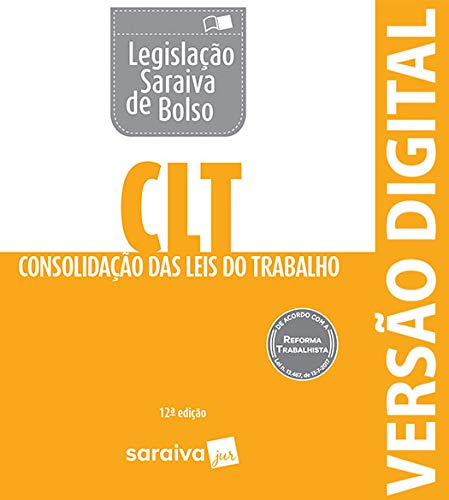 Capa do livro: CLT – Legislação Saraiva de Bolso: Consolidação das Leis do Trabalho - Ler Online pdf