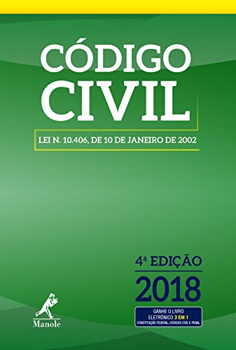 Capa do livro: Código Civil 4a ed. 2018 - Ler Online pdf