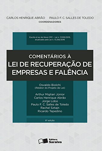 Livro PDF: COMENTÁRIOS À LEI DE RECUPERAÇÃO DE EMPRESAS E FALÊNCIAS