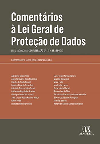 Livro PDF: Comentários à Lei Geral de Proteção de Dados: Lei n. 13.709/2018, com alteração da Lei n. 13.853/2019 (Coleção Obras Coletivas)