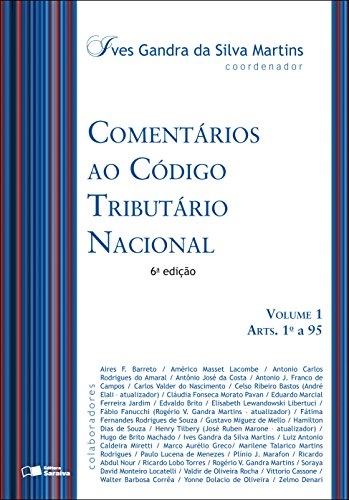 Livro PDF COMENTÁRIOS AO CÓDIGO TRIBUTÁRIO NACIONAL – 2 VOLUMES