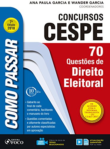 Livro PDF Como passar em concursos CESPE: direito eleitoral: 70 questões de direito eleitoral